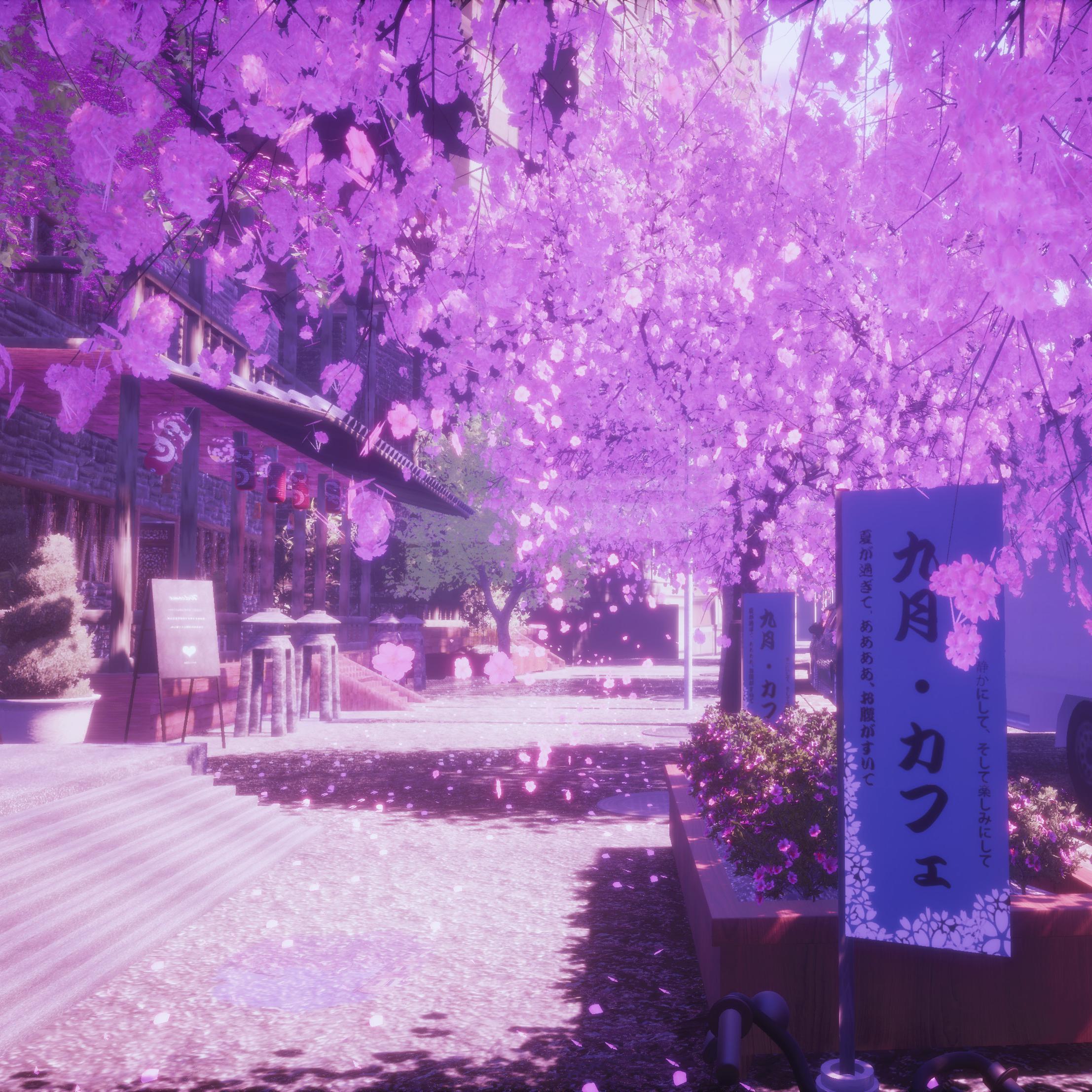 Фиолетовые Токио Сакура