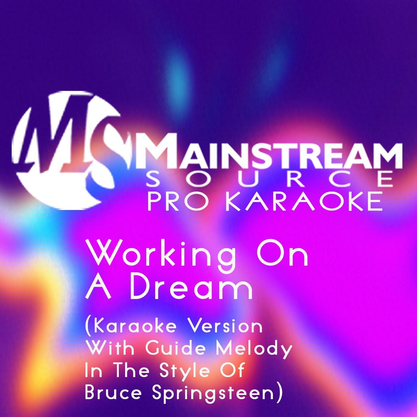 Working On a Dream (Karaoke Version With Guide Melody in the Style of Bruce Springsteen)