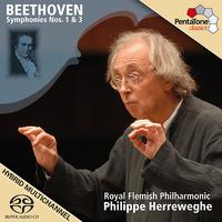 BEETHOVEN, L. van: Symphonies Nos. 1 and 3 (Royal Flemish Philharmonic, Herreweghe)