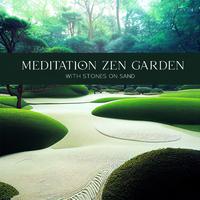 Meditation Zen Garden with Stones on Sand (Harmony Asian Music for Relaxing Spa and Massage)