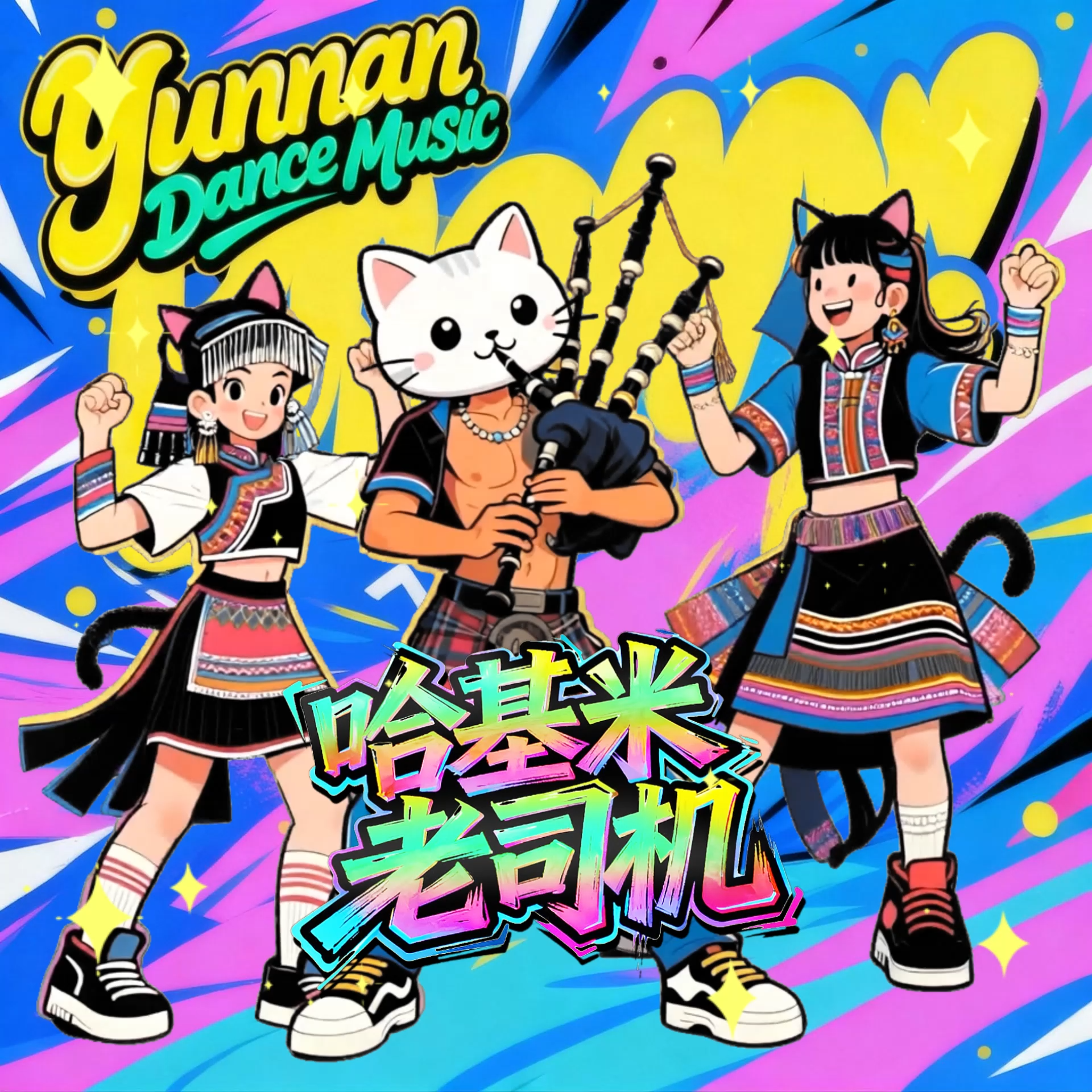 哈基米南北绿豆山歌(老司机带带我) 伴奏