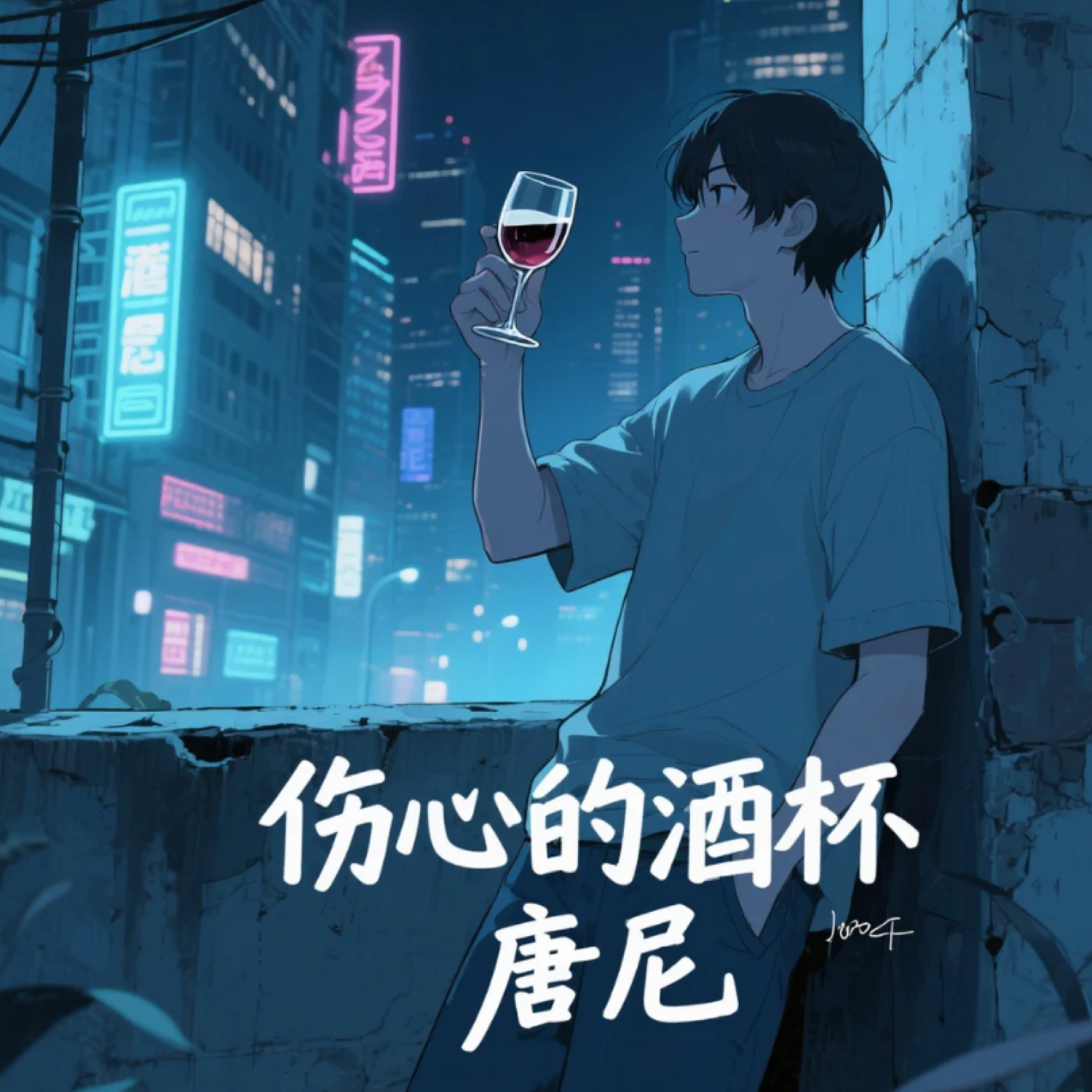 伤心的酒杯封面