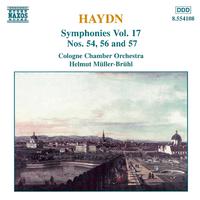 HAYDN: Symphonies, Vol. 17 (Nos. 54, 56, 57)