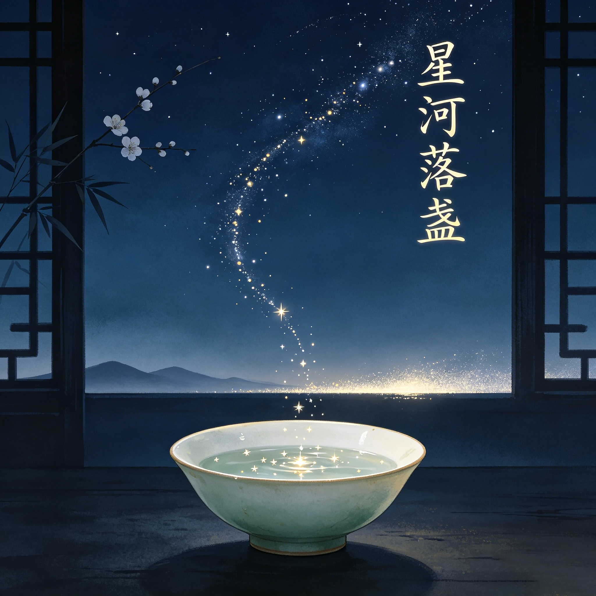 星河落盏 伴奏封面