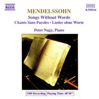 MENDELSSOHN, Felix: Songs without Words, Vol. 1