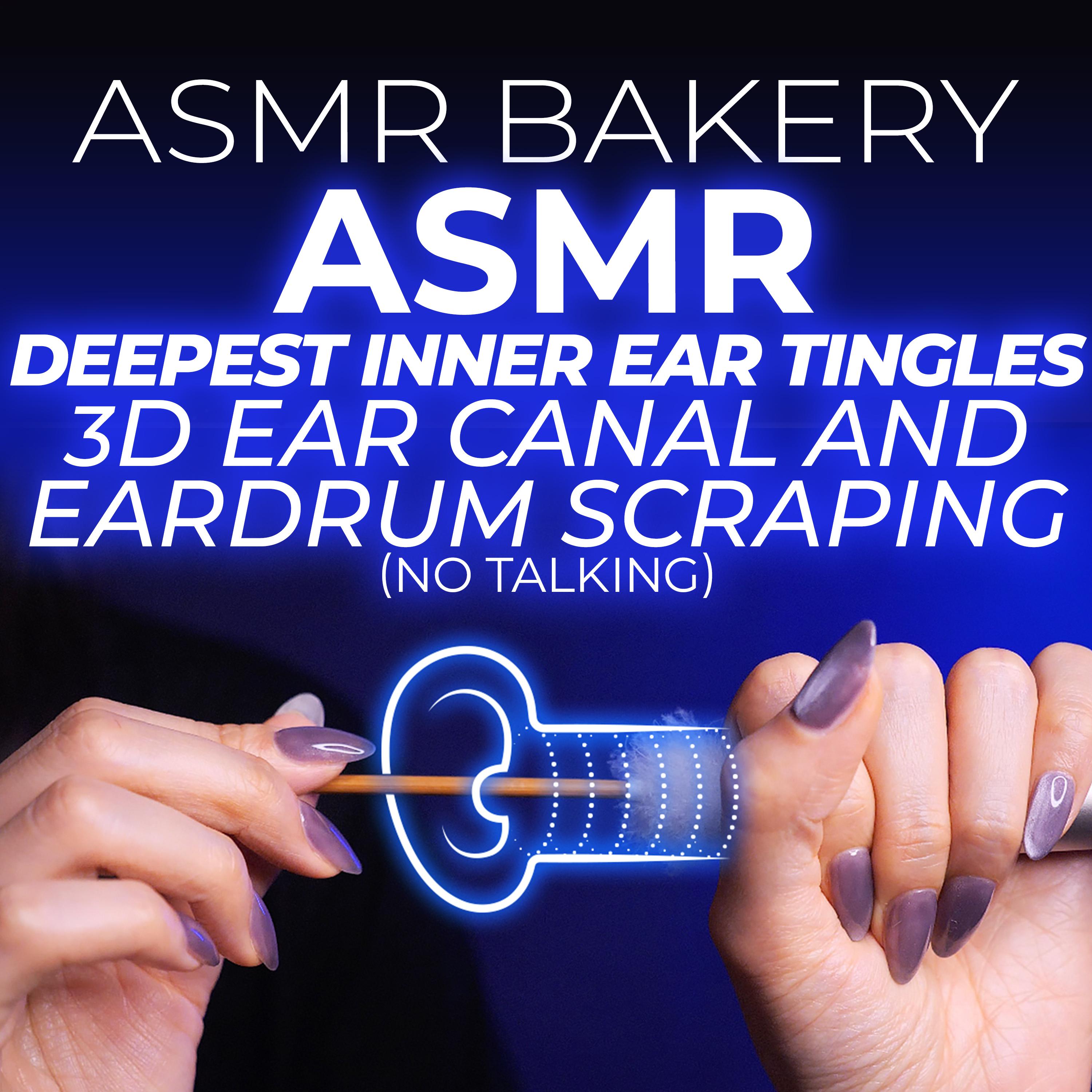 asmr deepest inner ear tingles, 3d ear canal and eardrum scraping (no talking)