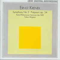 KRENEK, E.: Symphony No. 3 / Potpourri (Hannover Radio Philharmonic, Takao Ukigaya)