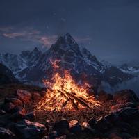 Binaural Bonfire: Soothing Night Sounds