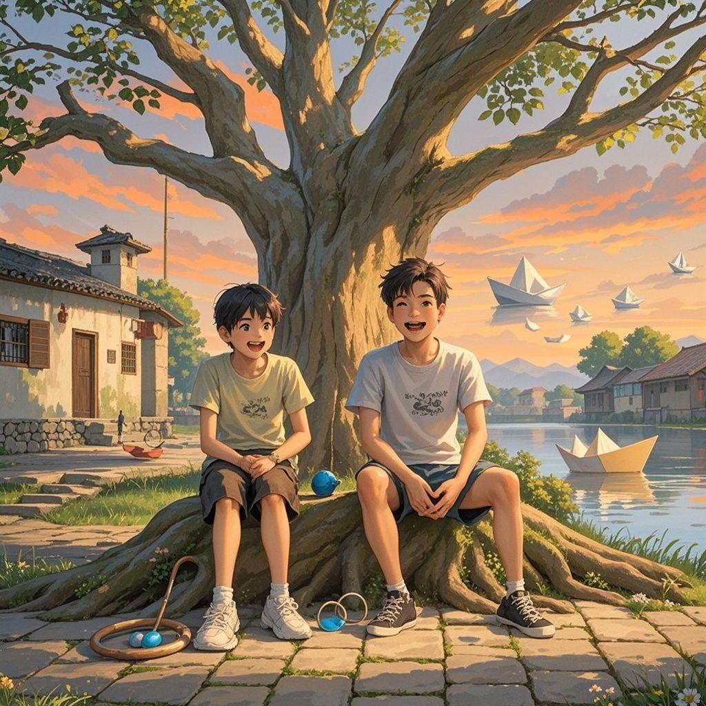 老槐树下的夏天-华仔封面