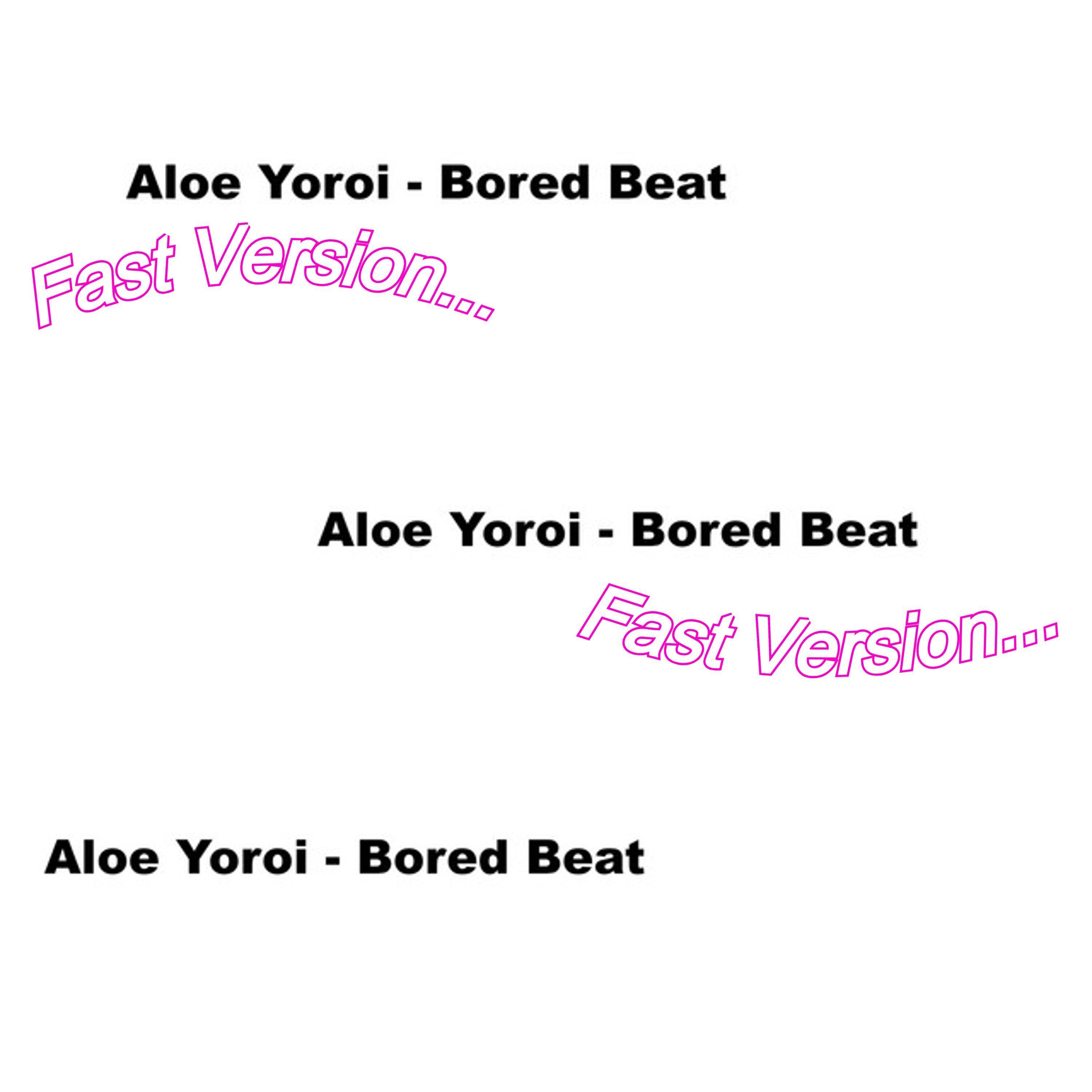 Bored Beat (Fast)