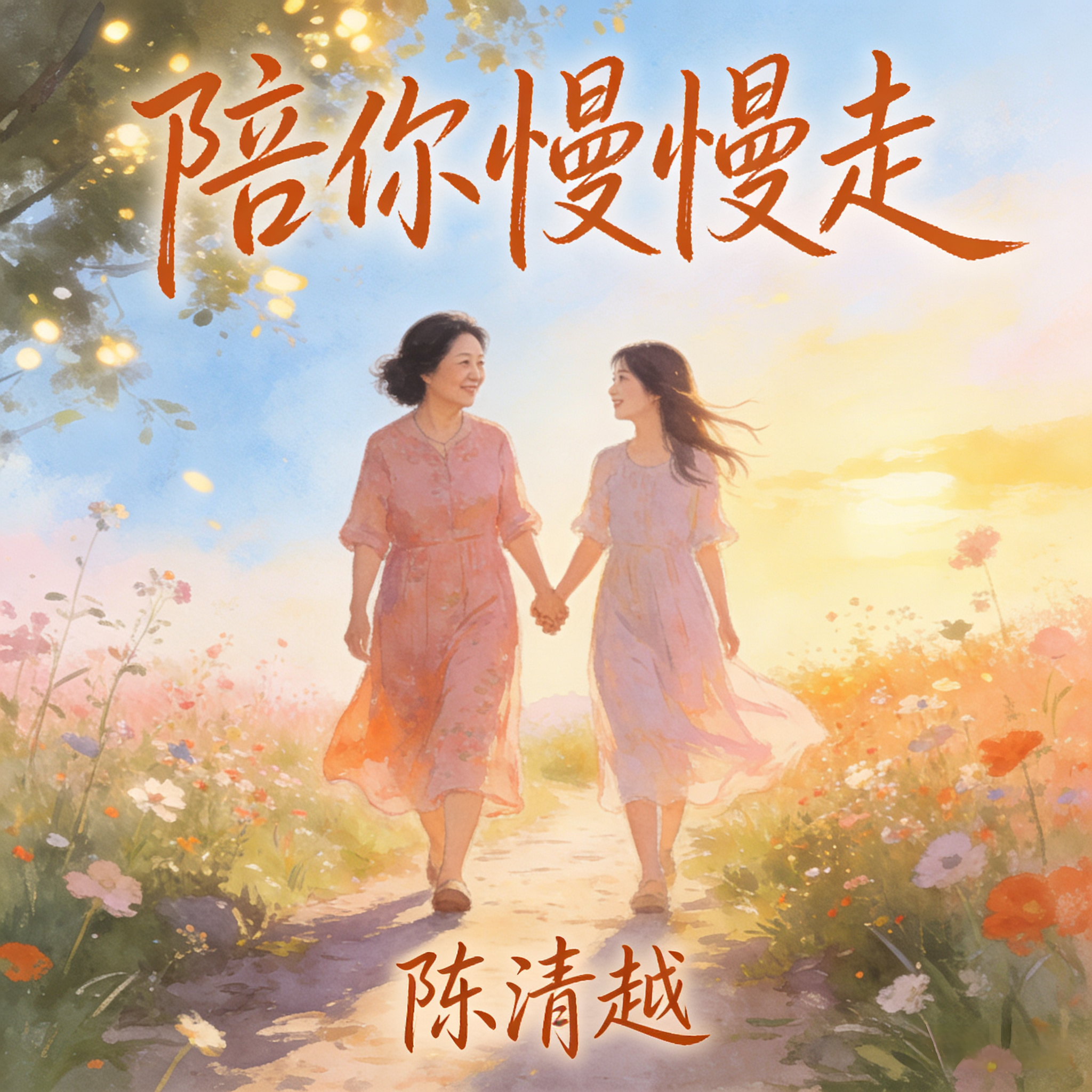 陪你慢慢走 - 陈清越封面
