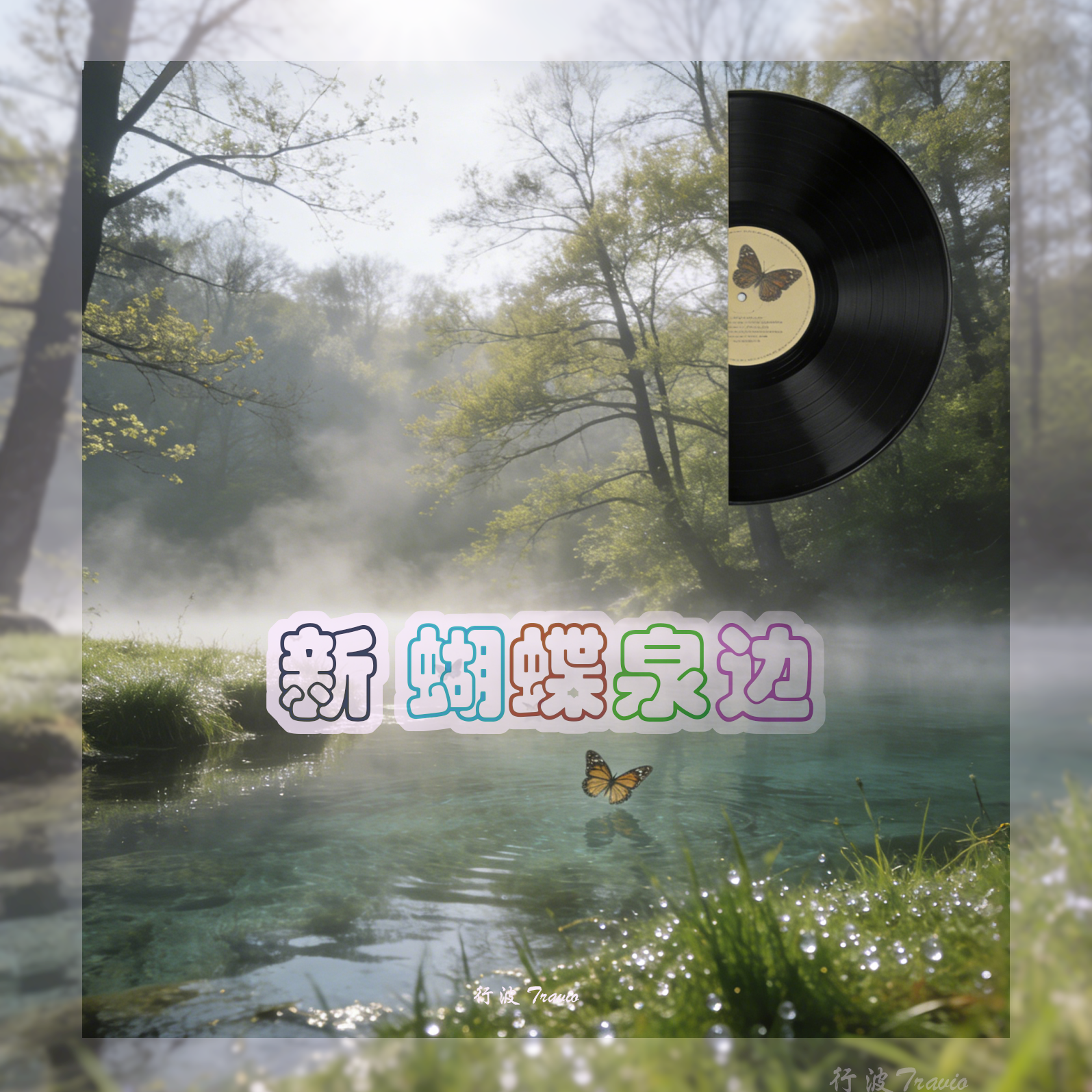 《新 蝴蝶泉边》 伴奏版 - 行波 Travio封面