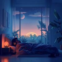 Harmonic Evening Echoes: Lofi Sleep Tones