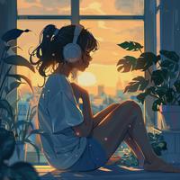 Mellow Lofi Tunes: Gentle Beats for Serenity