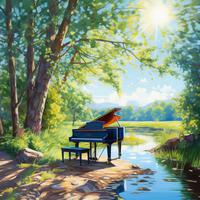 Piano Serenity in the Heart of Nature