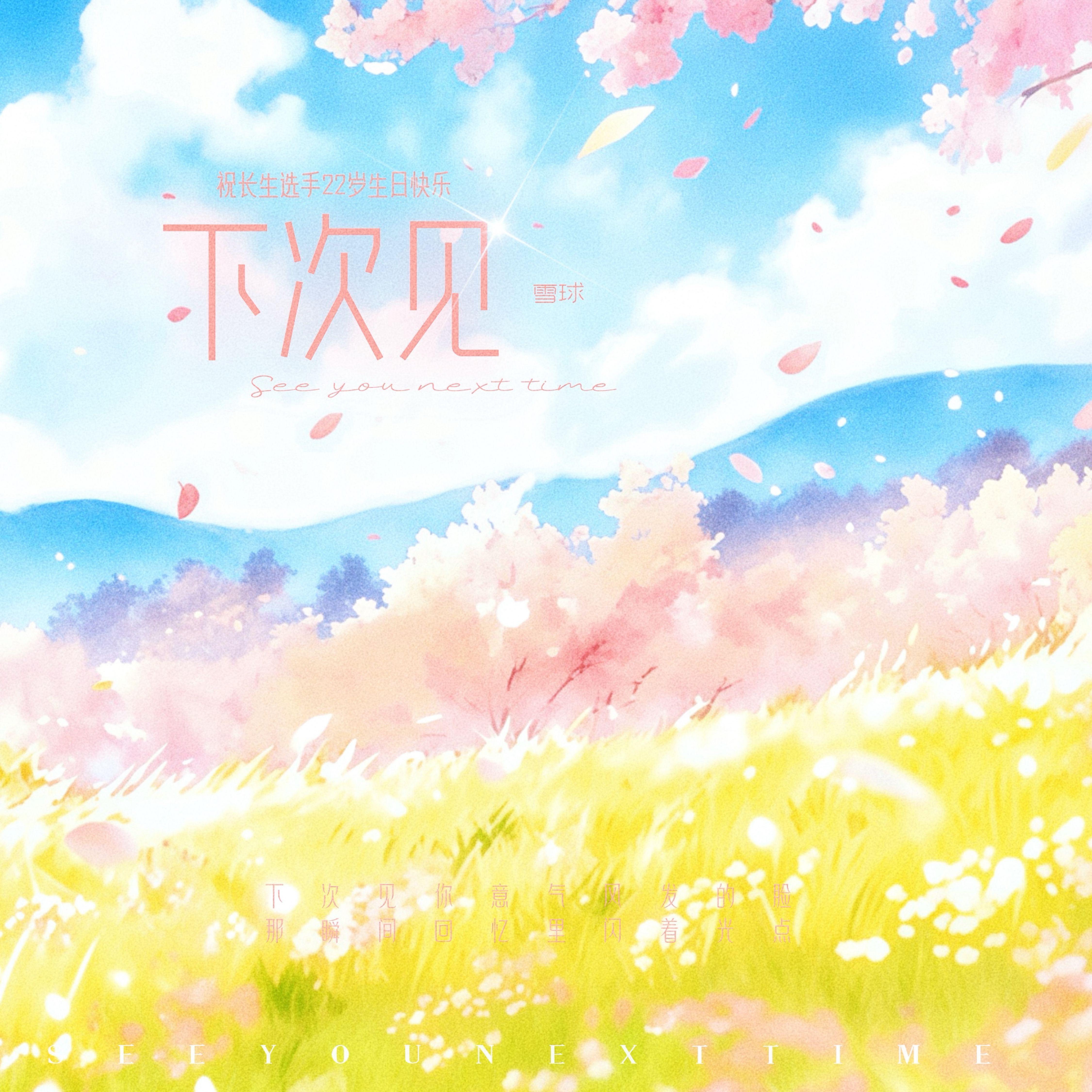 下次见（祝长生22岁生日快乐）封面