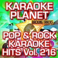 Pop & Rock Karaoke Hits, Vol. 216