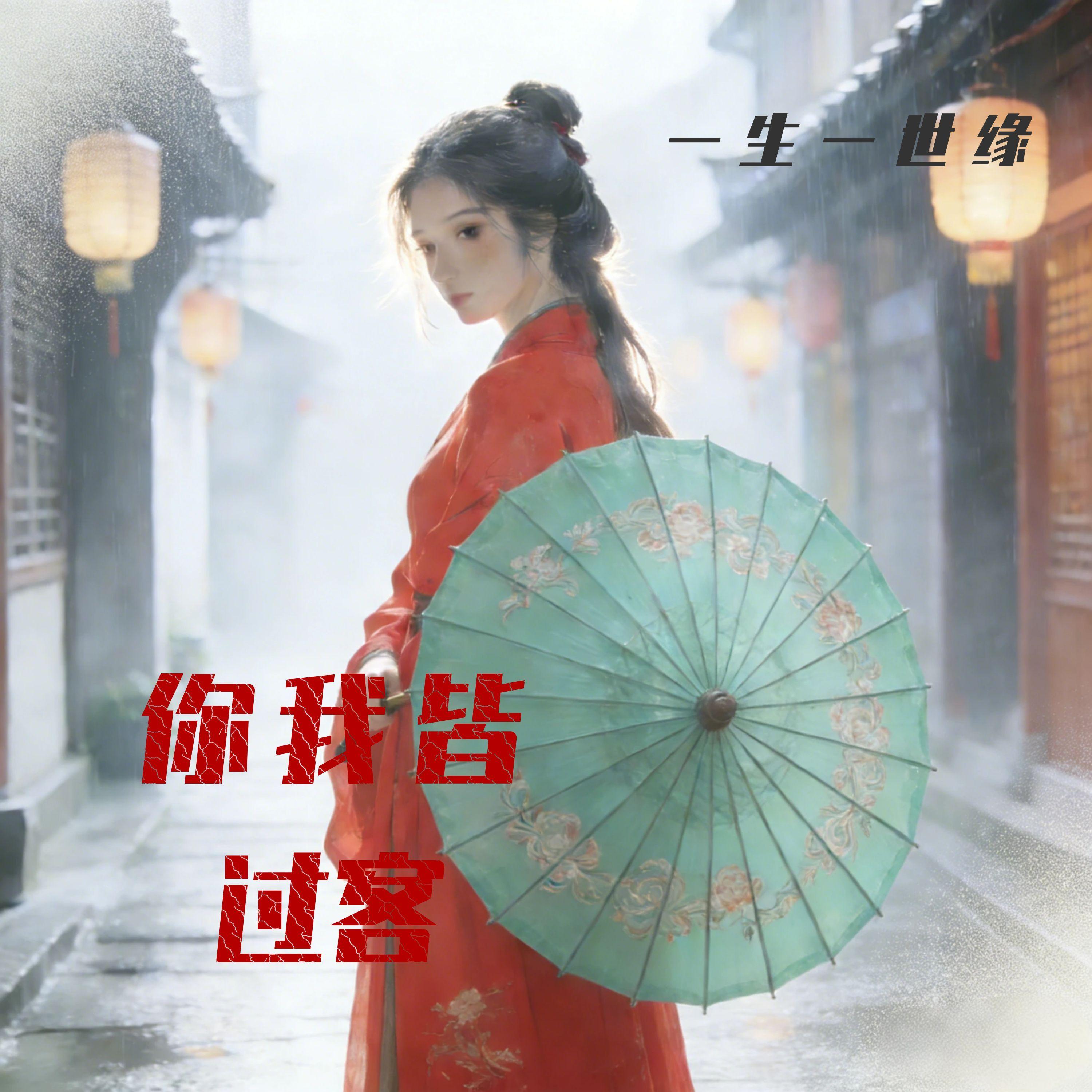 你我皆过客  红颜完整版 伴奏 - 一生一世缘封面