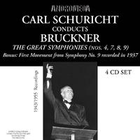 BRUCKNER, A: Symphonies Nos. 4, 7, 8, 9 (The Great Symphonies) (North German Radio Symphony Orchestra, Schuricht) (1955)