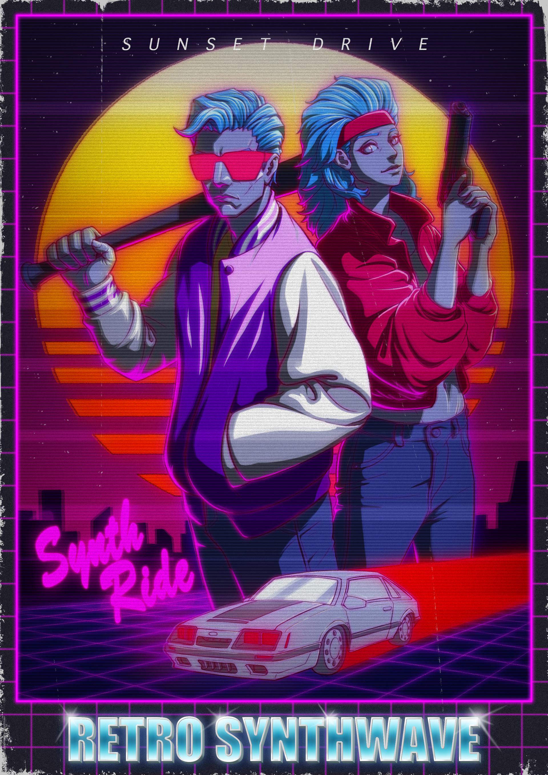 synthwave(合成器波)大量运用上世纪九十年代的音色但是它是诞生于