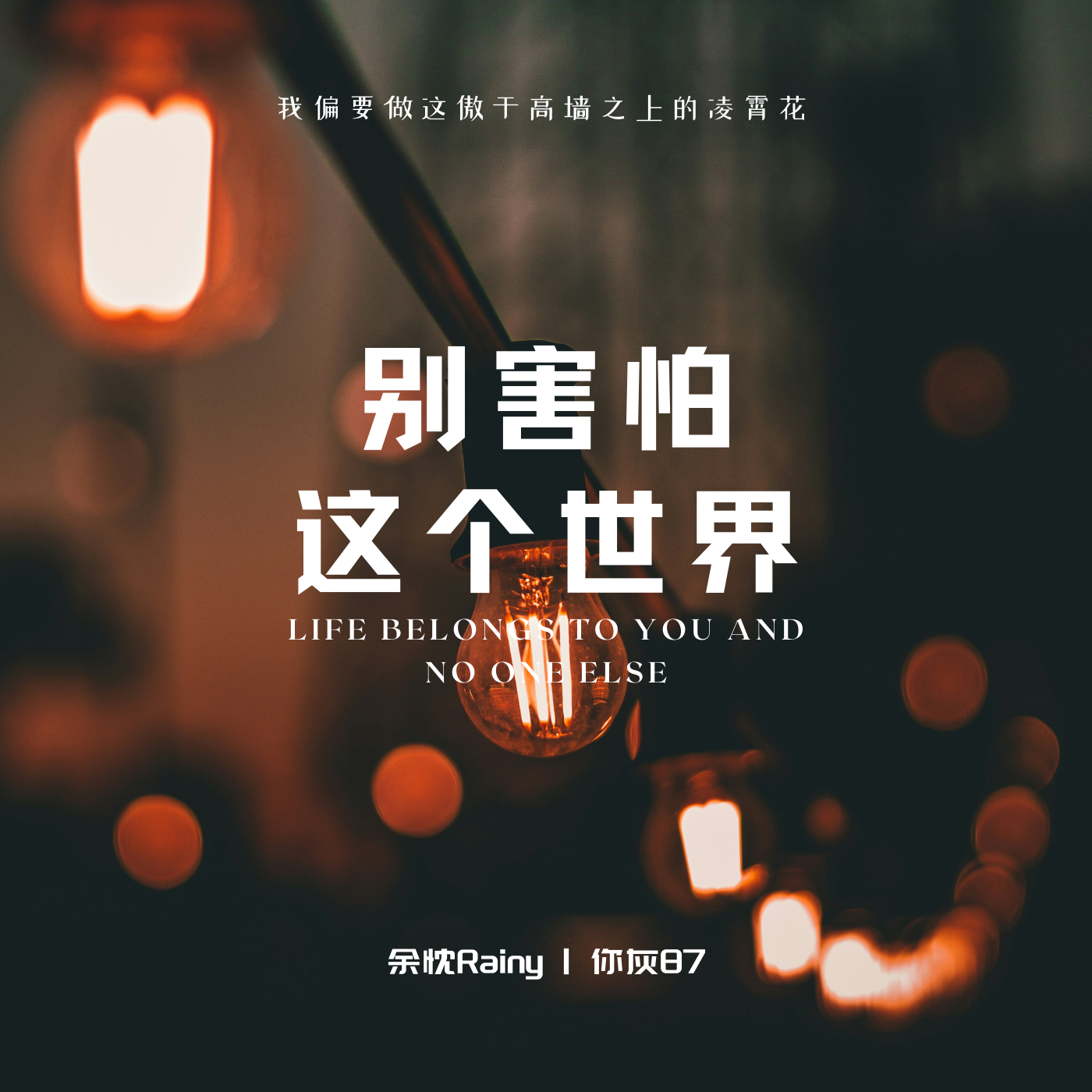 别害怕这个世界_余忱Rainy_别害怕这个世界 | 在线播放_别害怕这个世界歌词_别害怕这个世界下载 | 网易云音乐