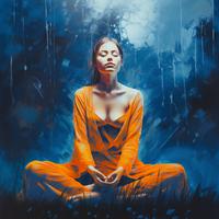 Binaural Serenity: Rainy Yoga Sessions