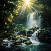 Dreamy Waterfall Melodies: Soothing Cascading Sounds