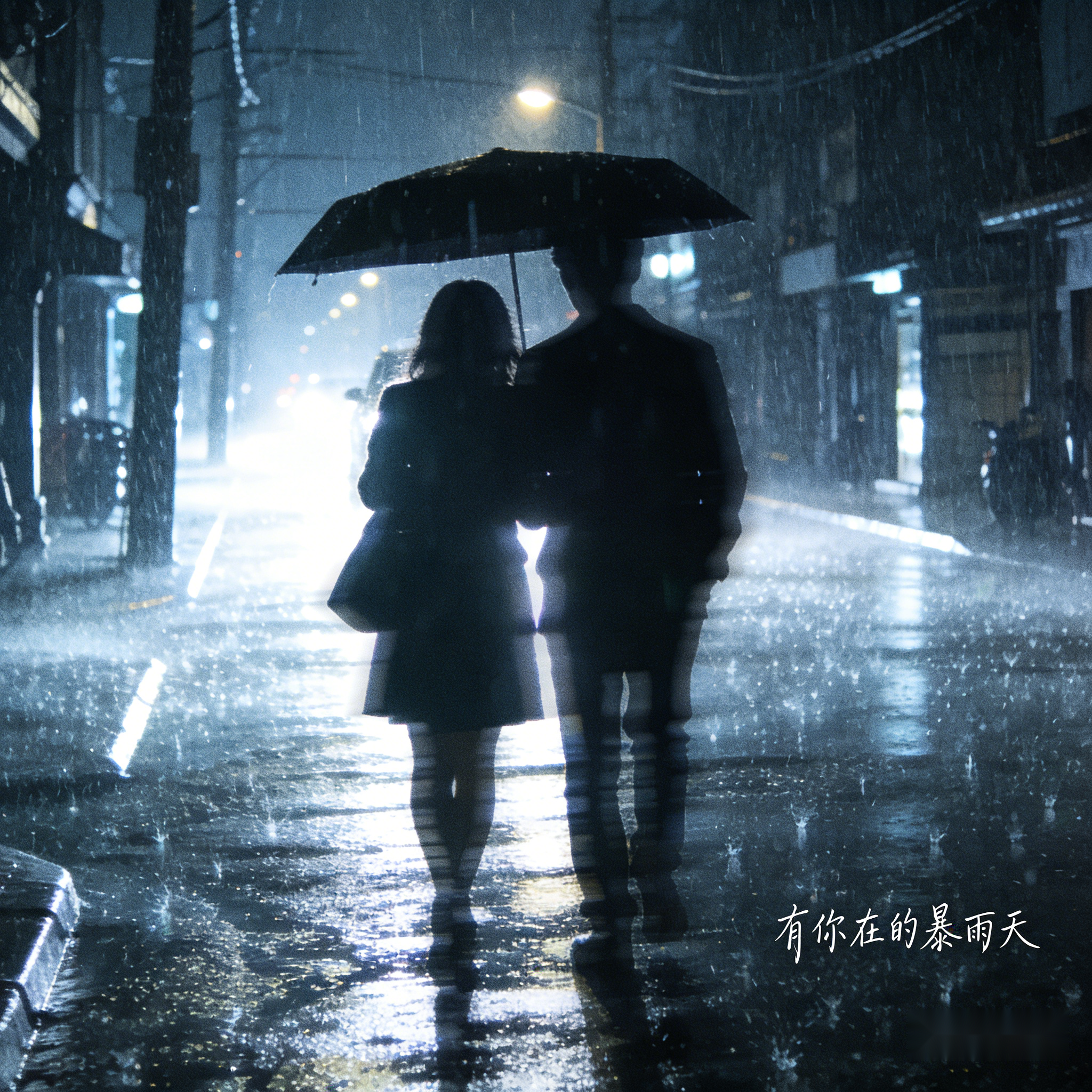 有你在的暴雨天（伴奏） - 卷笔刀阿卷封面