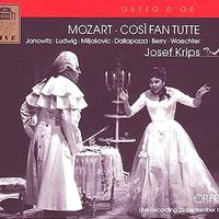 MOZART, W.A.: Così fan tutte [Opera] (Janowitz, Ludwig, Miljakovic, Dallapozza, Berry, Waechter, Vienna State Opera Chorus and Orchesra, J. Krips)