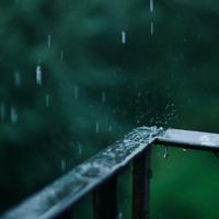 Cafeteria in the rain