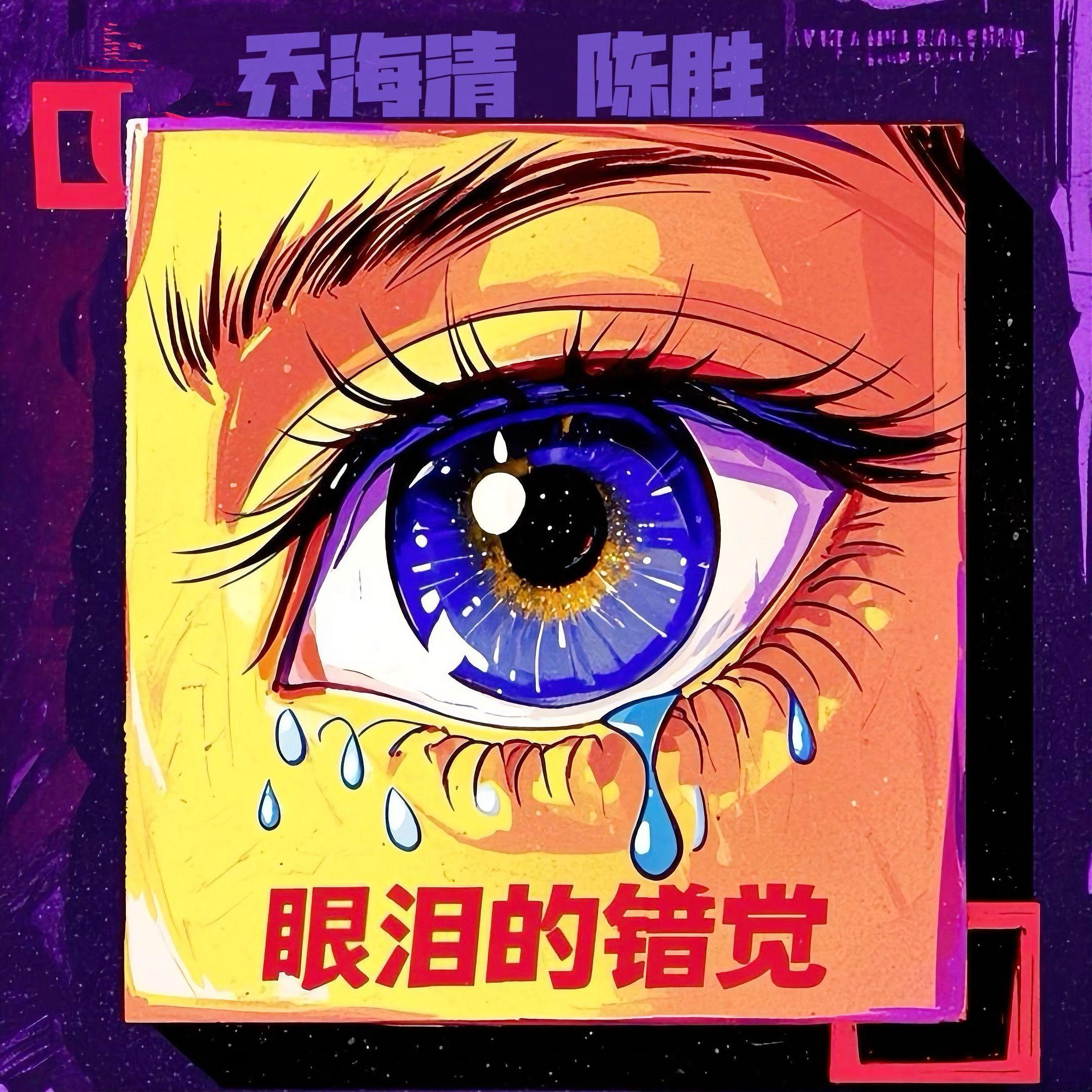眼泪的错觉 伴奏 - 陈文献、乔海清封面