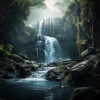 Cascading Yoga: Soothing Waterfall Sounds for Flow