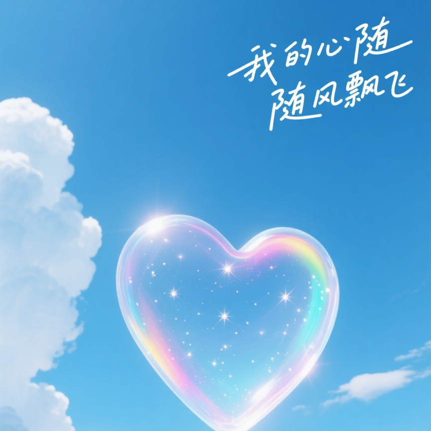 我的心随风飘飞 - 黄忱封面