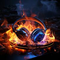 Binaural Flames: Fire Rhythmic Symphony