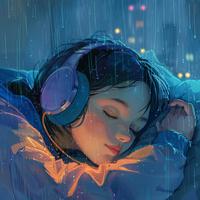 Sleep in Rain’s Embrace: Gentle Music