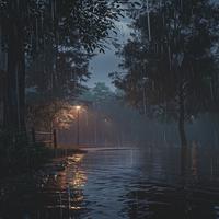 Calm Rain Music for Serene Relaxation Moments