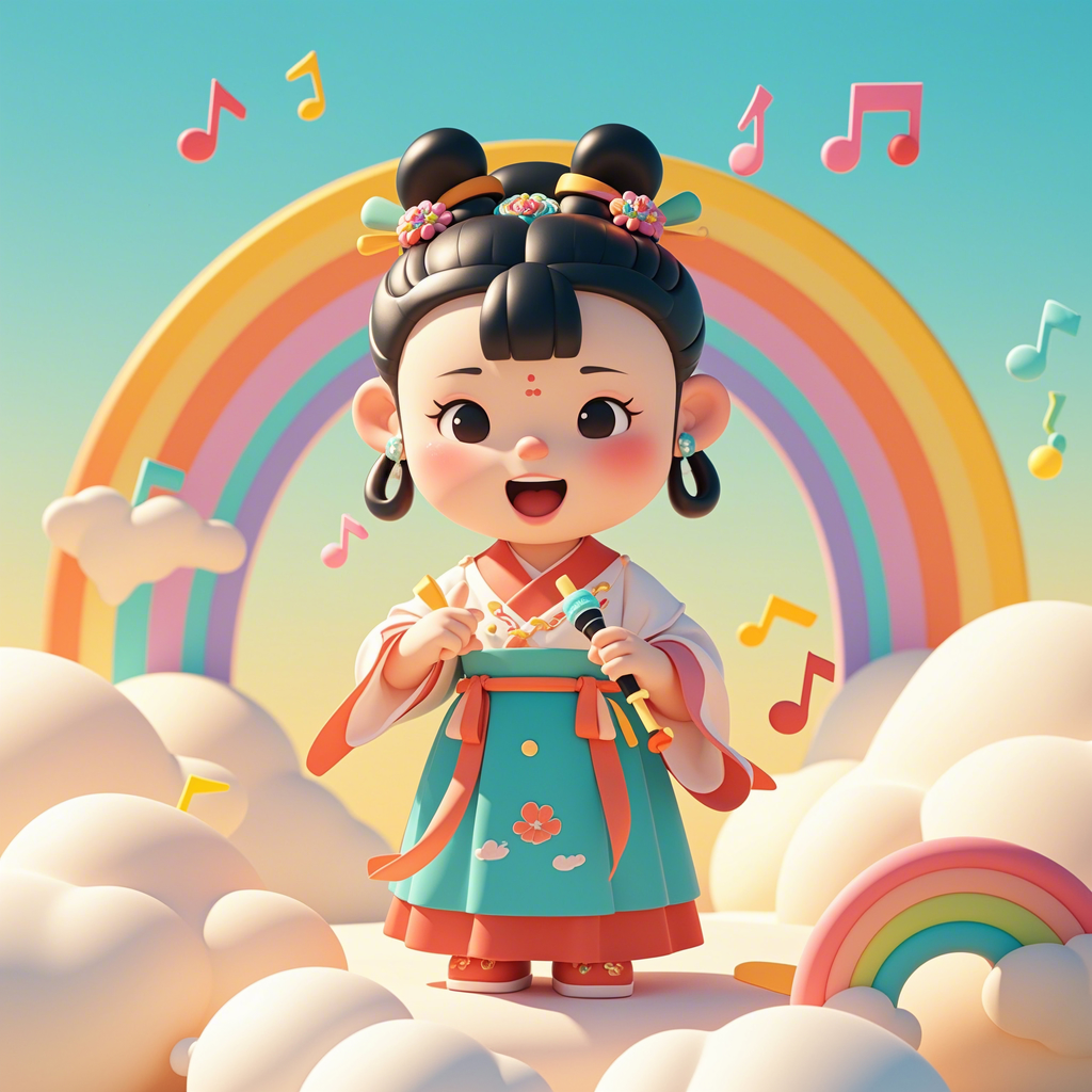 启蒙古诗词儿歌《登鹳雀楼》唐朝王之涣封面
