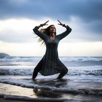 Yoga Tides: Ocean Flow Rhythm