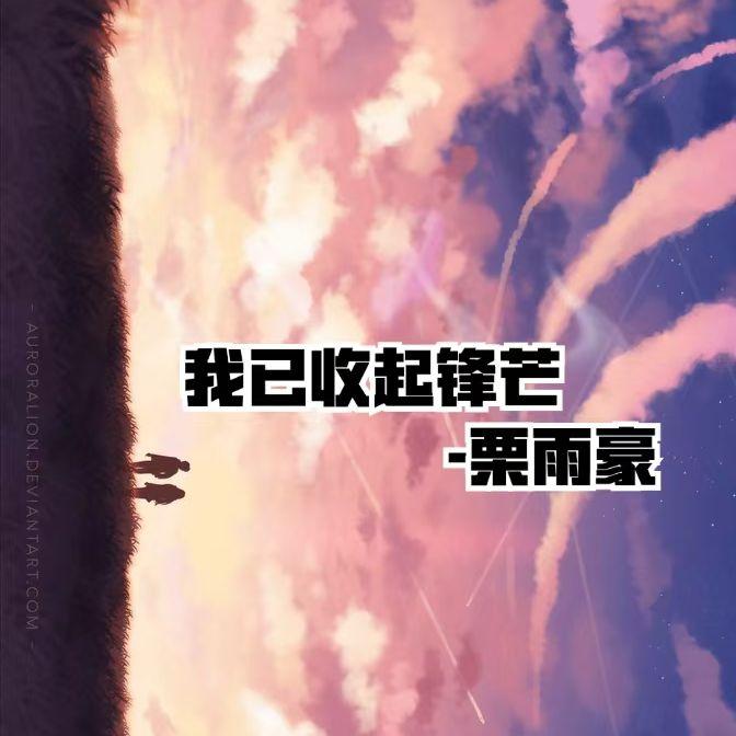 我已收起锋芒封面