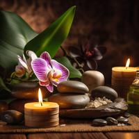 Spa Ambience with Binaural Fire: Soothing Flames