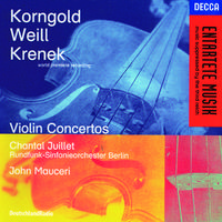 Korngold / Weill / Krenek : Violin Concertos