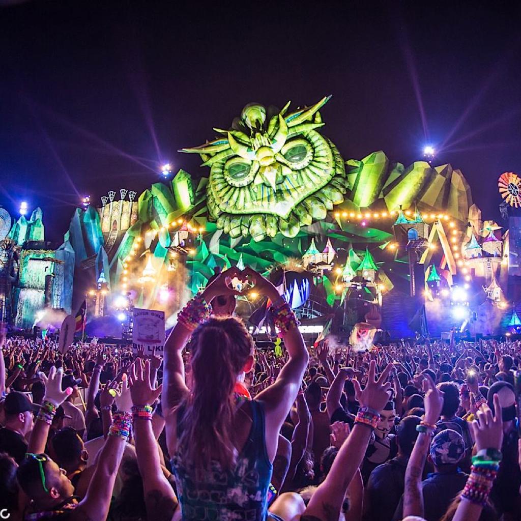 Las Vegas EDC音乐节，嗨到城市上空【电音