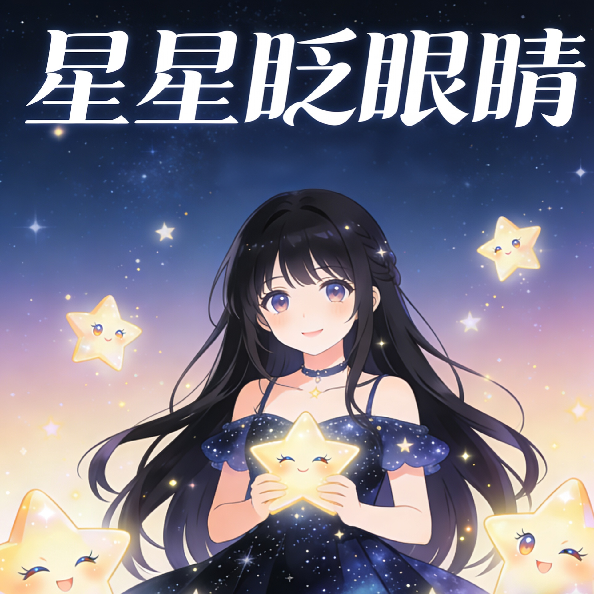 星星眨眼睛 伴奏 - 颜美亓封面