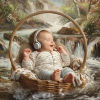 Gentle River Melodies: Binaural Baby Harmony