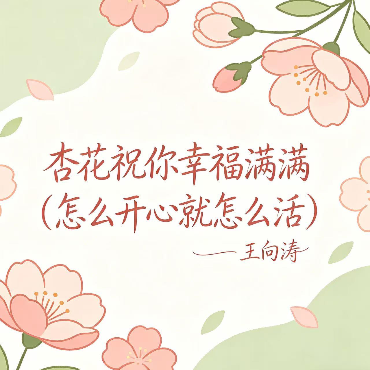 杏花祝你幸福满满（怎么开心就怎么活）封面