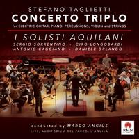 Stefano Taglietti: Concerto Triplo for Electric Guitar, Piano, Percussions, Violin and Strings (Live at Auditorium del Parco, L'Aquila)