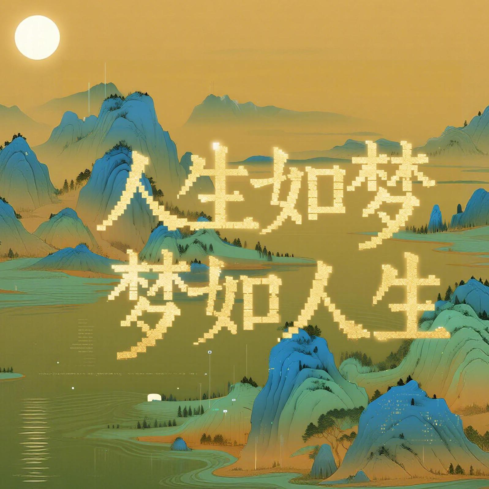 人生如梦梦如人生封面