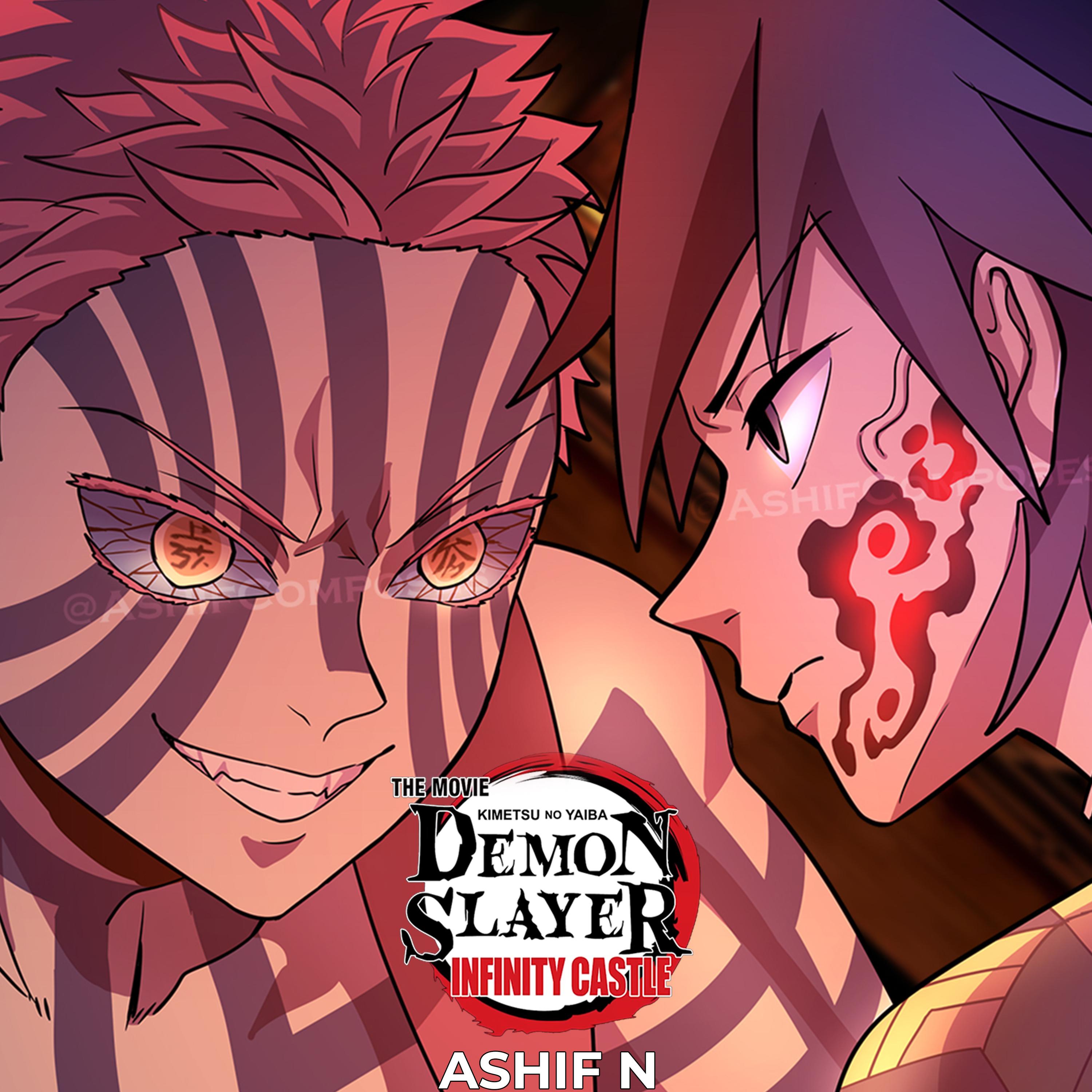 Tanjiro & Giyuu vs Akaza