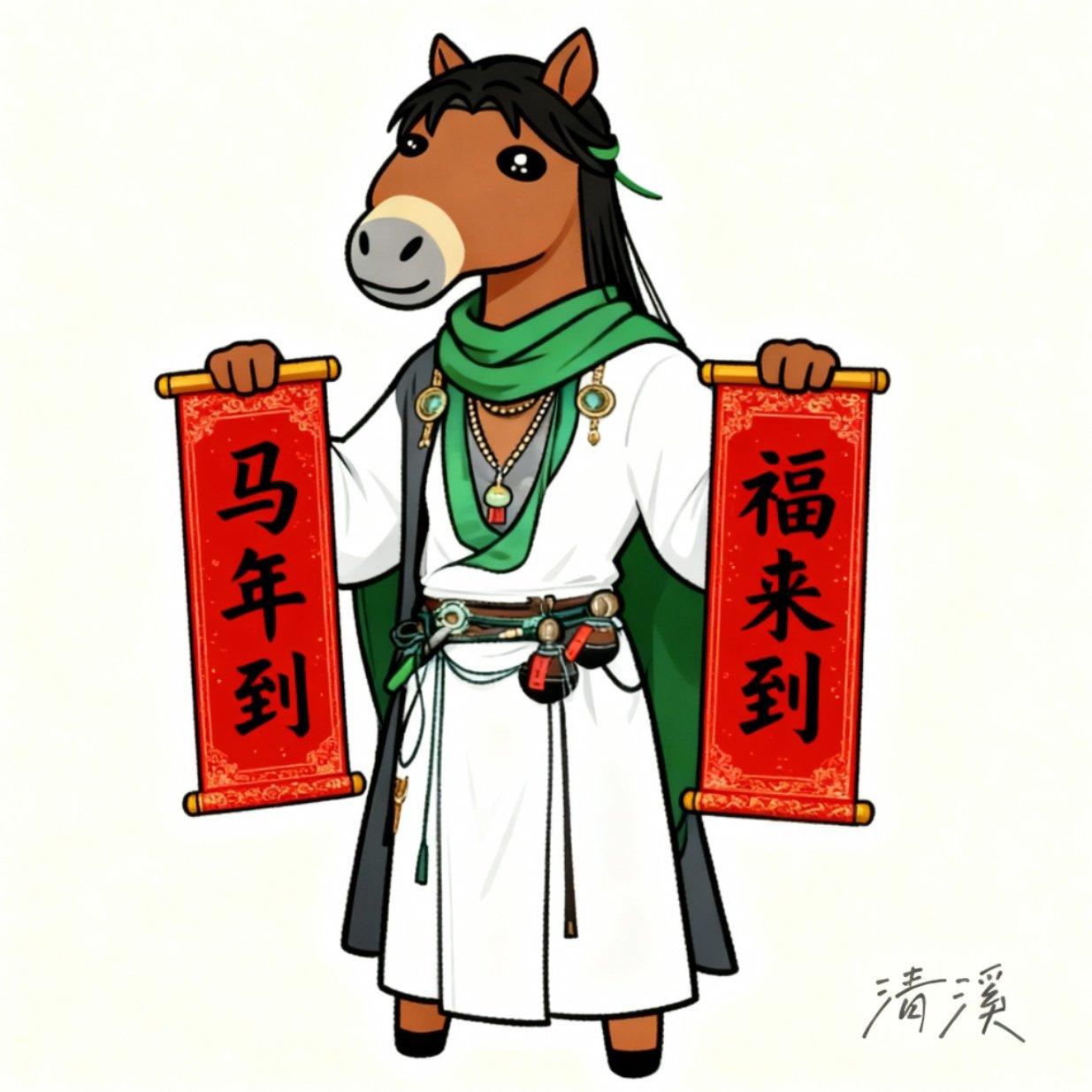 鲜衣策马新年到