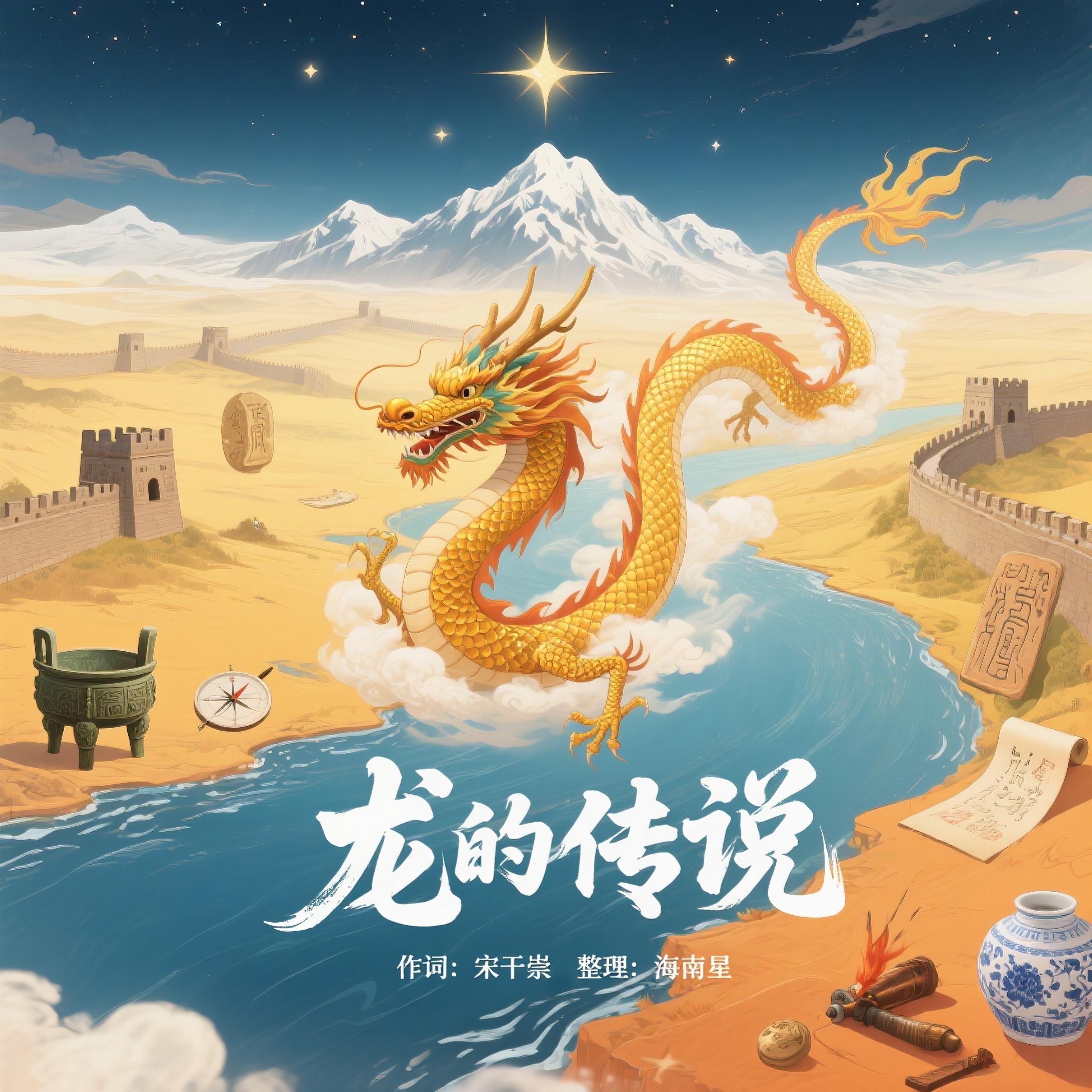 龙的传说 伴奏 - 海南星、SUNO AI封面